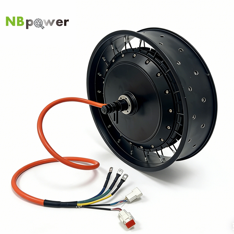 NBpower/QS 273 40H 48-96v, day - Qs Motor 273 8000W Hub Motor ulasan dan harga